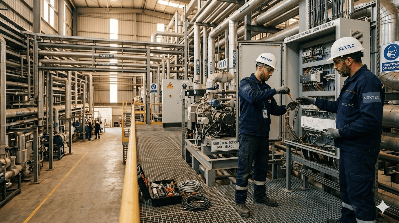 Site industriel et équipements techniques NEXTEC